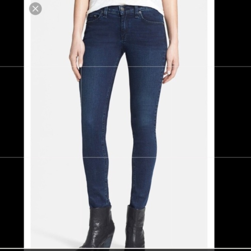 Rag & Bone - skinny strech dark blue denim jeans